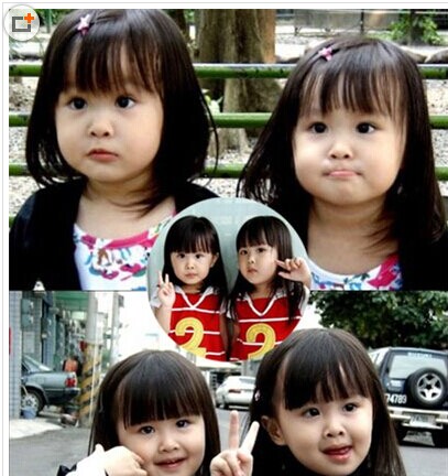 双胞胎姐妹可爱发型推荐 这对姐妹花非常有名